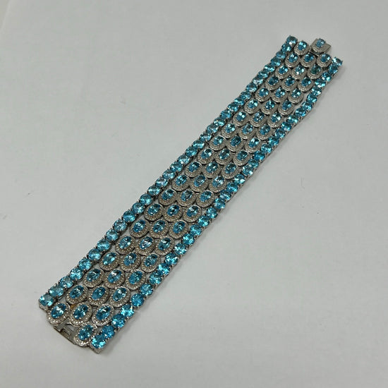 Sterling Silver 5 Row Bracelet