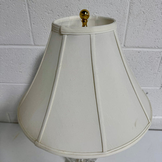Waterford Lamp with Silk Shade