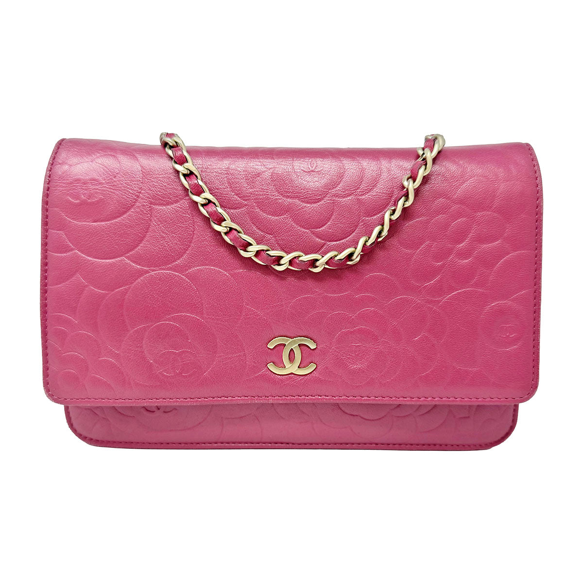 Chanel Camellia Wallet on Chain