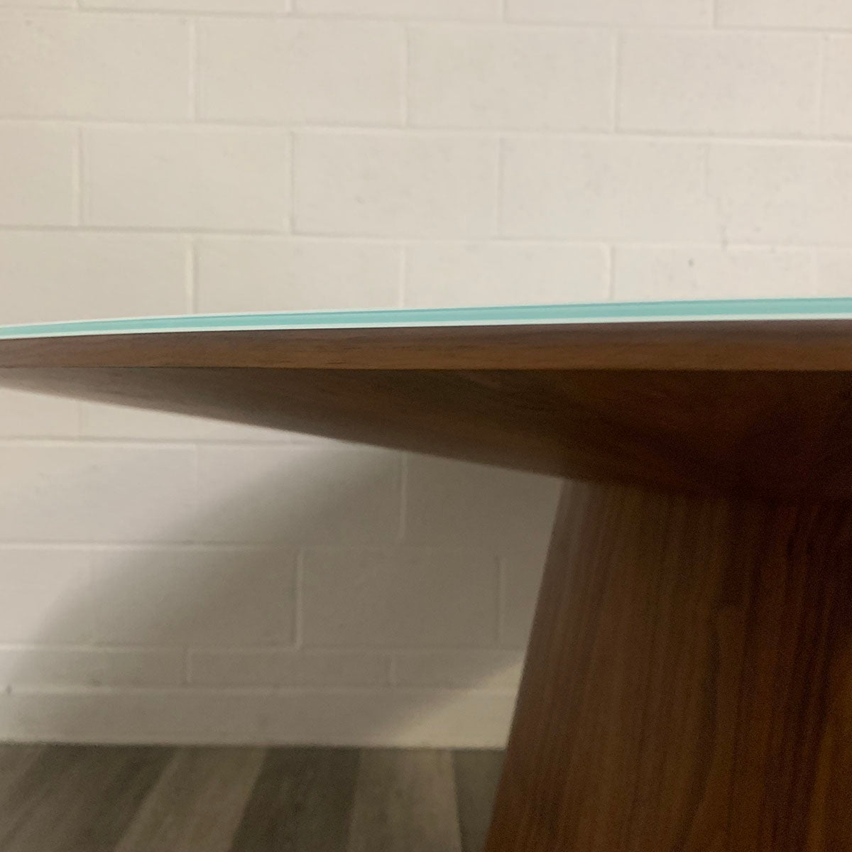 Frosted Glass Top Dining Table