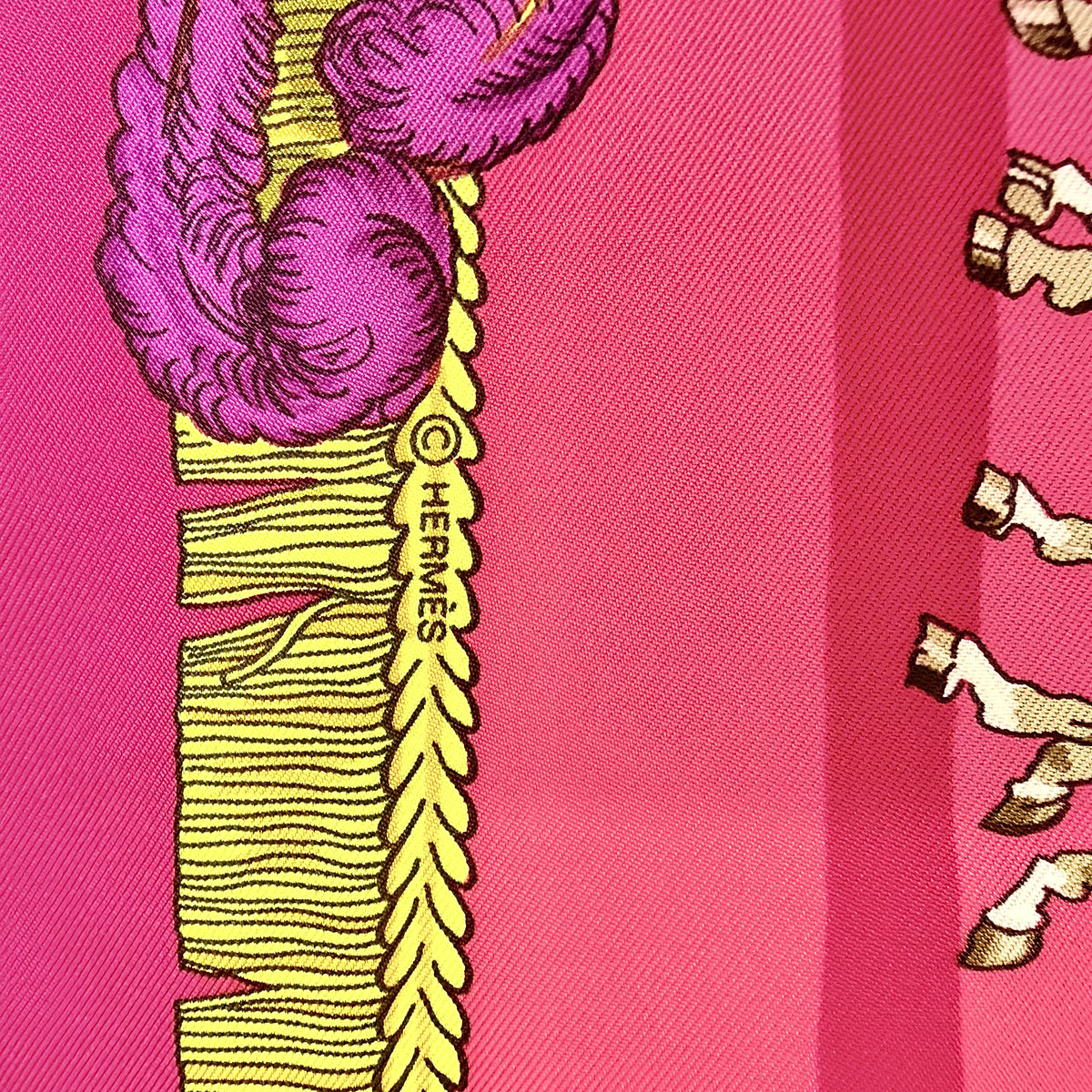 Hermes "Caparacons de la France et L"Indii" Scarf