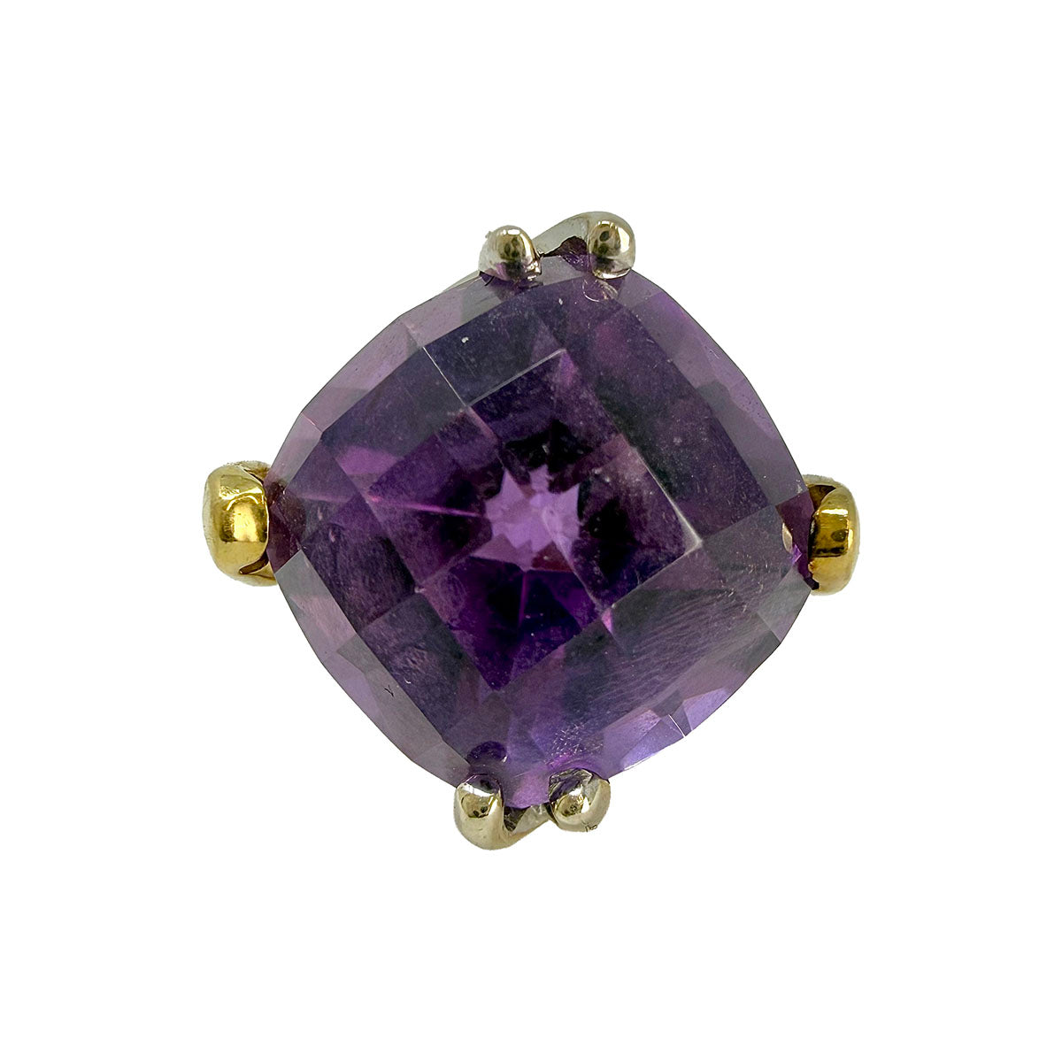 Amethyst and Diamond Ring
