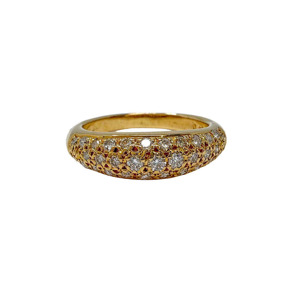 18K Gold Ring with Diamonds