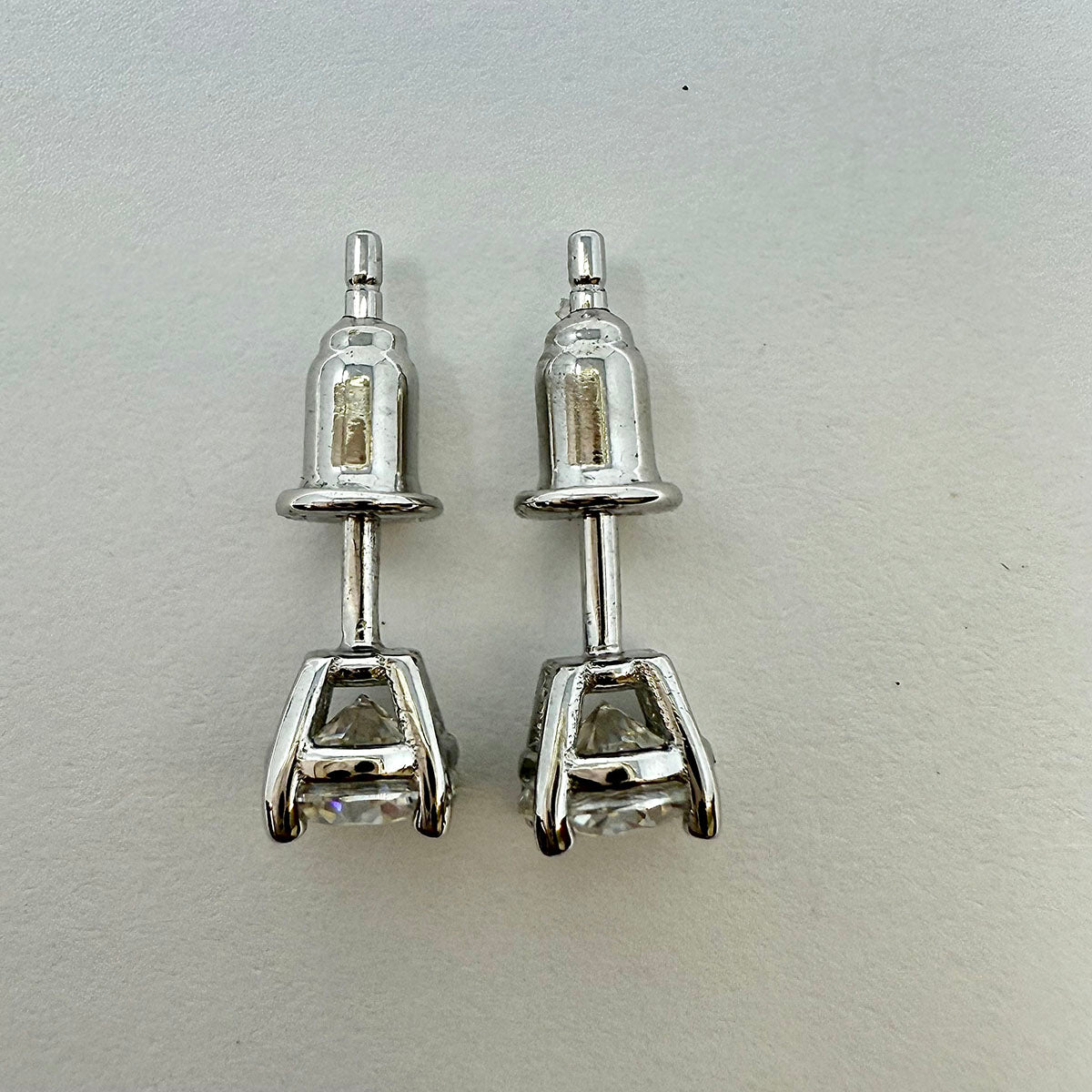 5mm Round Moissanite Stud Earrings