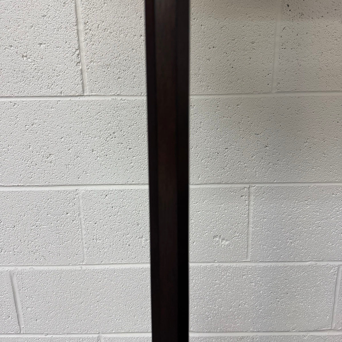 Pair of Adjustable Height Wood/Metal Floor Lamps