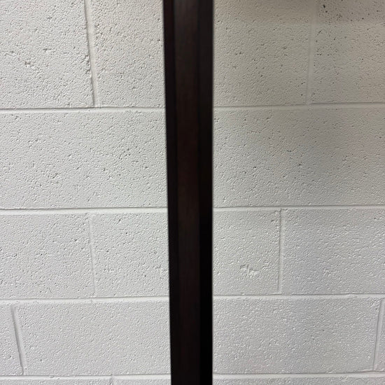 Pair of Adjustable Height Wood/Metal Floor Lamps