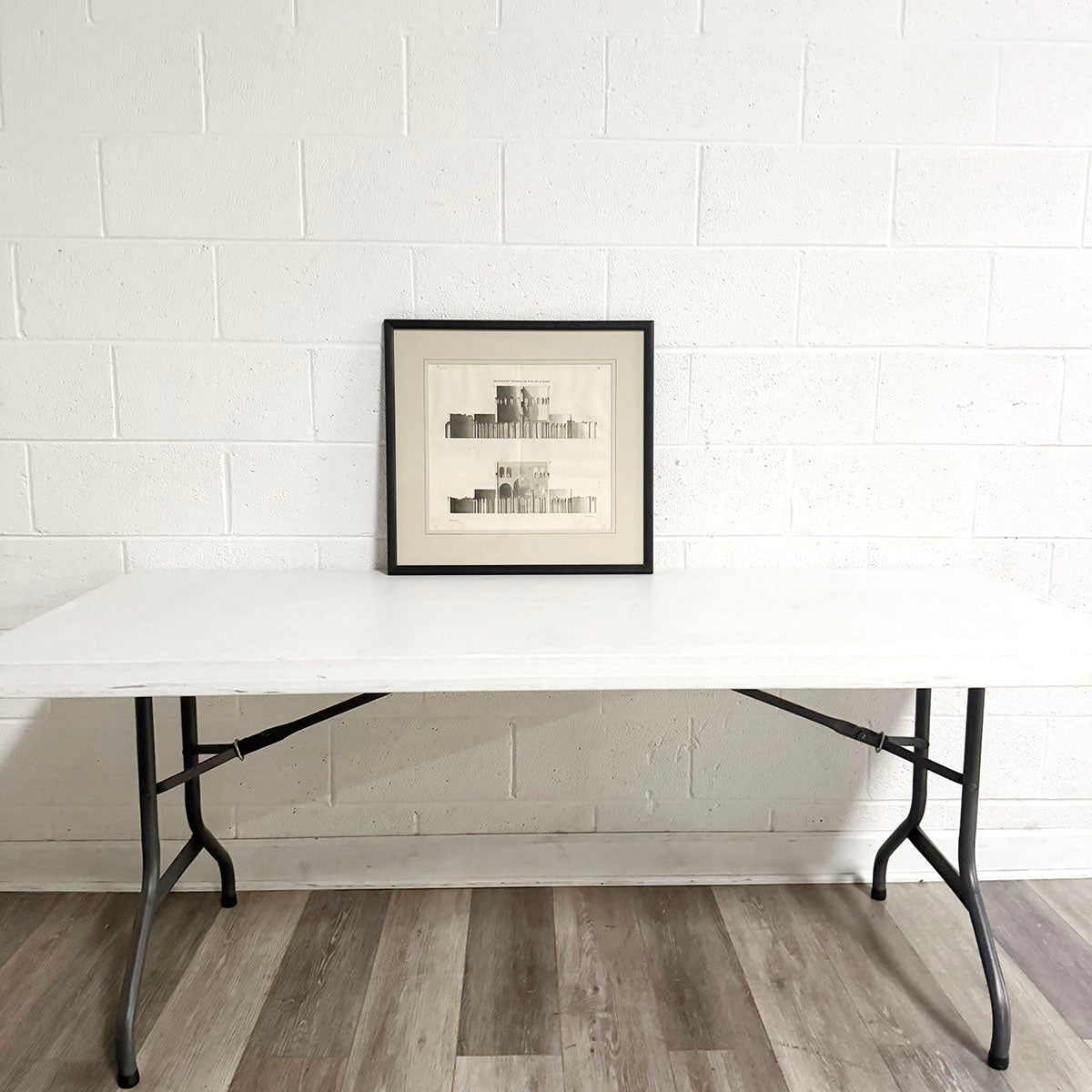 "Profile of the Temple of Faune, Rome" Print