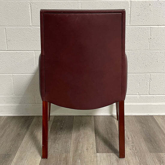 Dakota Jackson Pair Of Leather Accent Chairs