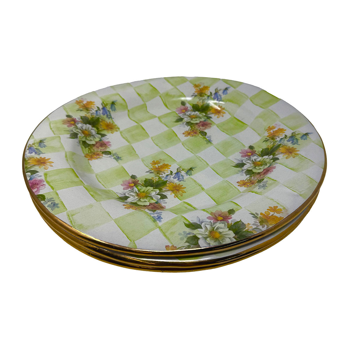 Set of 3 Sweet Pea Dinner Plates