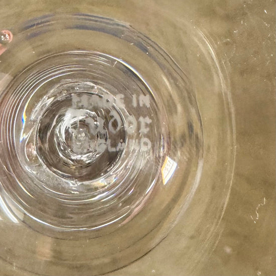 12 Pcs Set of Glassware: 6 Water and 6 Coupe