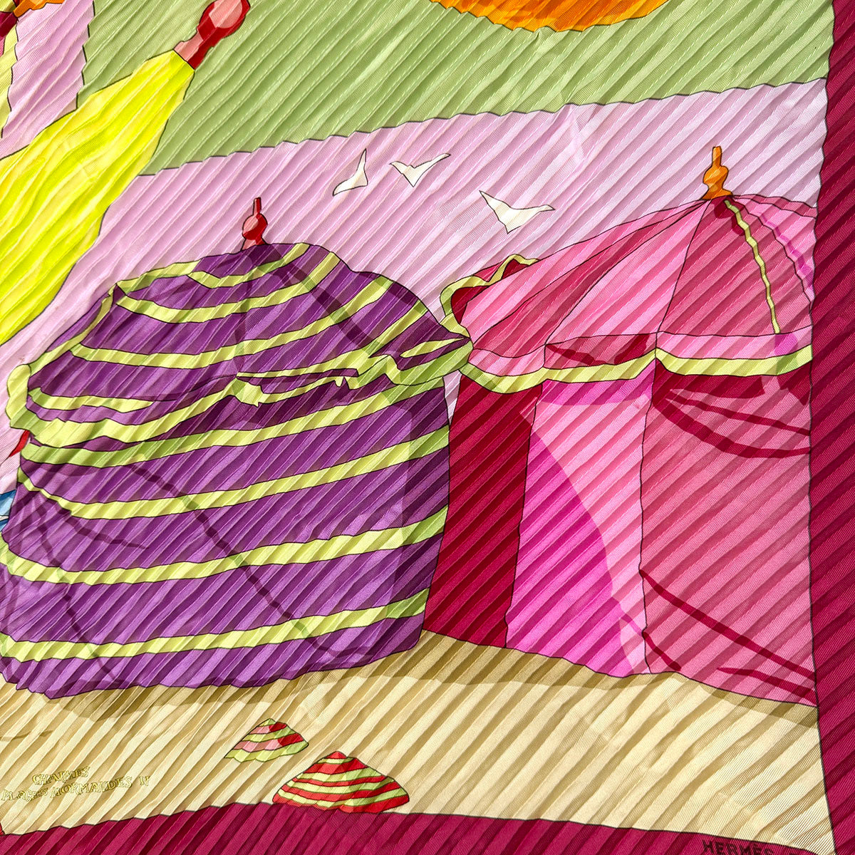 Hermes "Charmes des Plages Normandes" Scarf