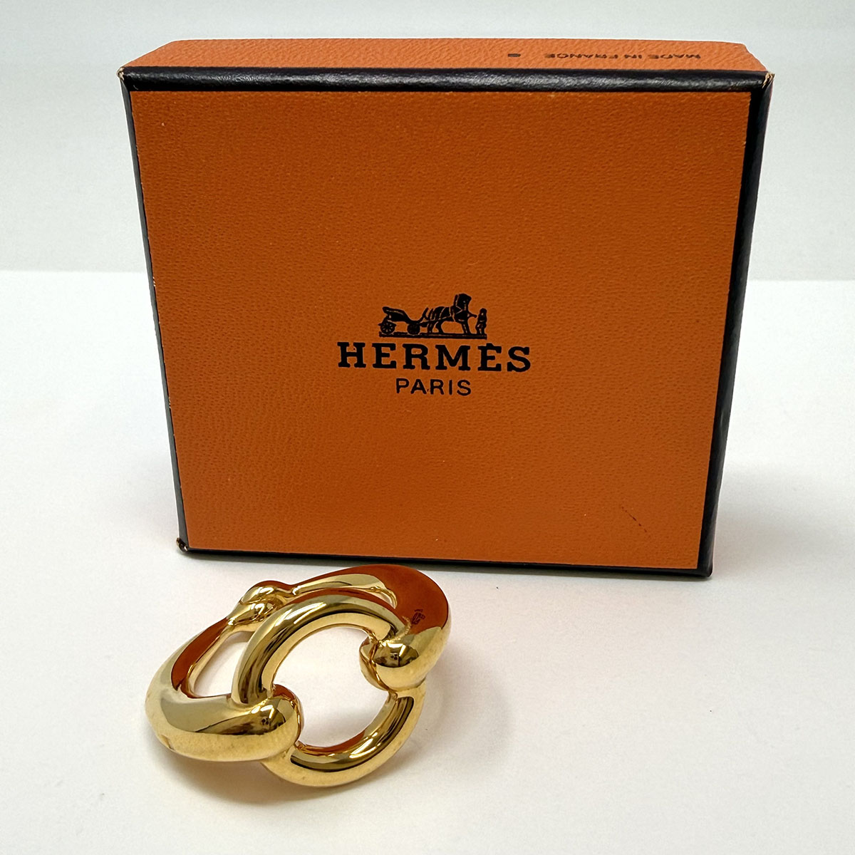 Hermes Knot  Scarf Ring