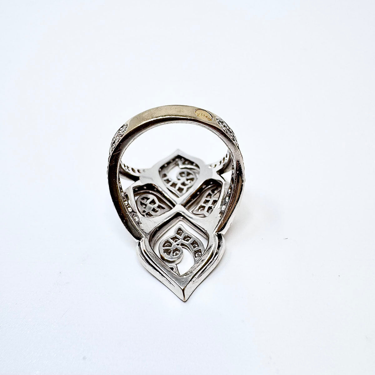 Luca Carati 18K White Gold Diamond Ring