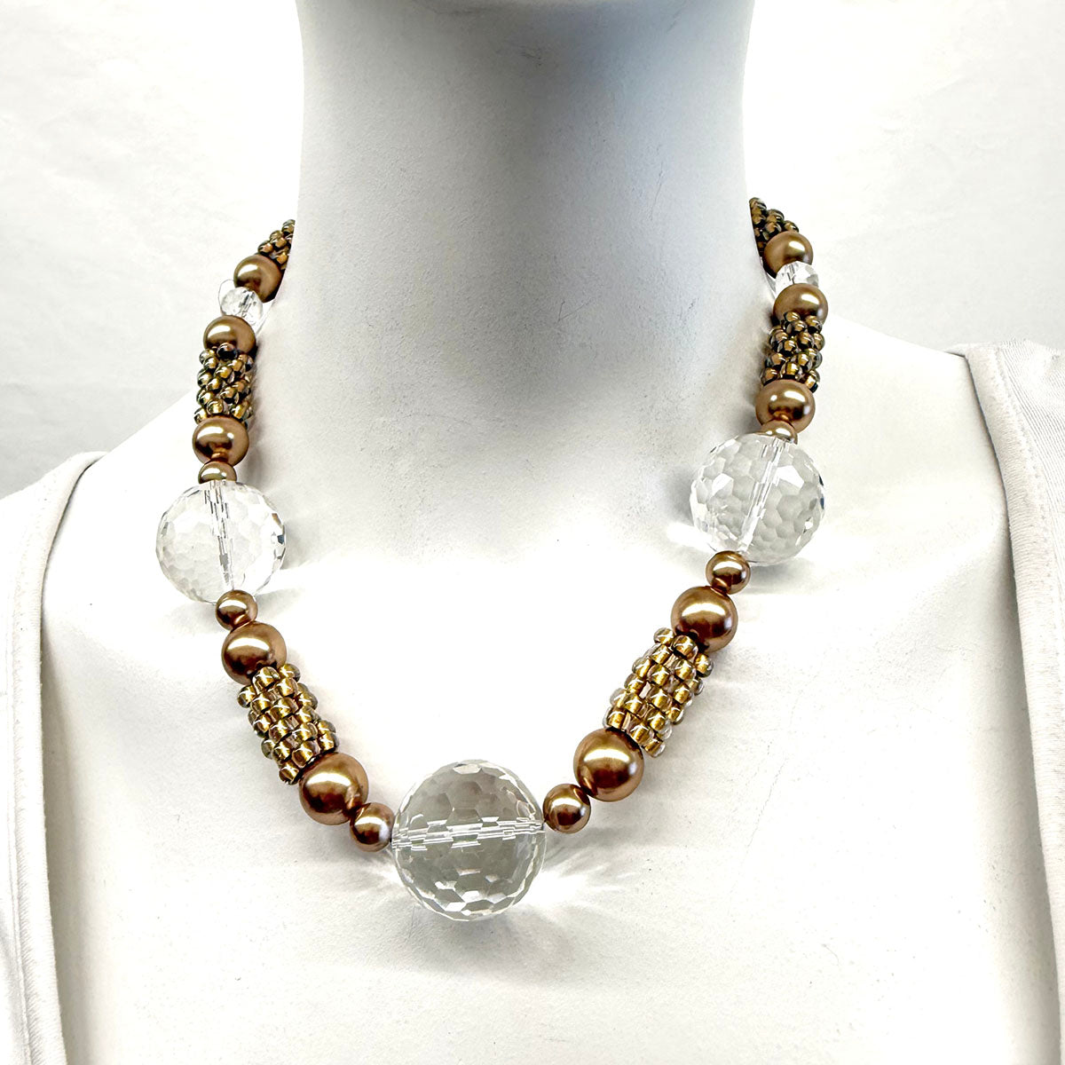Beaded Crystal Necklace