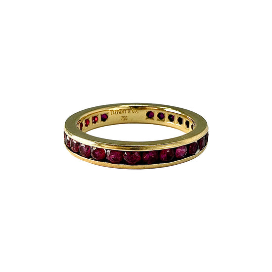Tiffany & Co. Gold Ring with 28 Rubies
