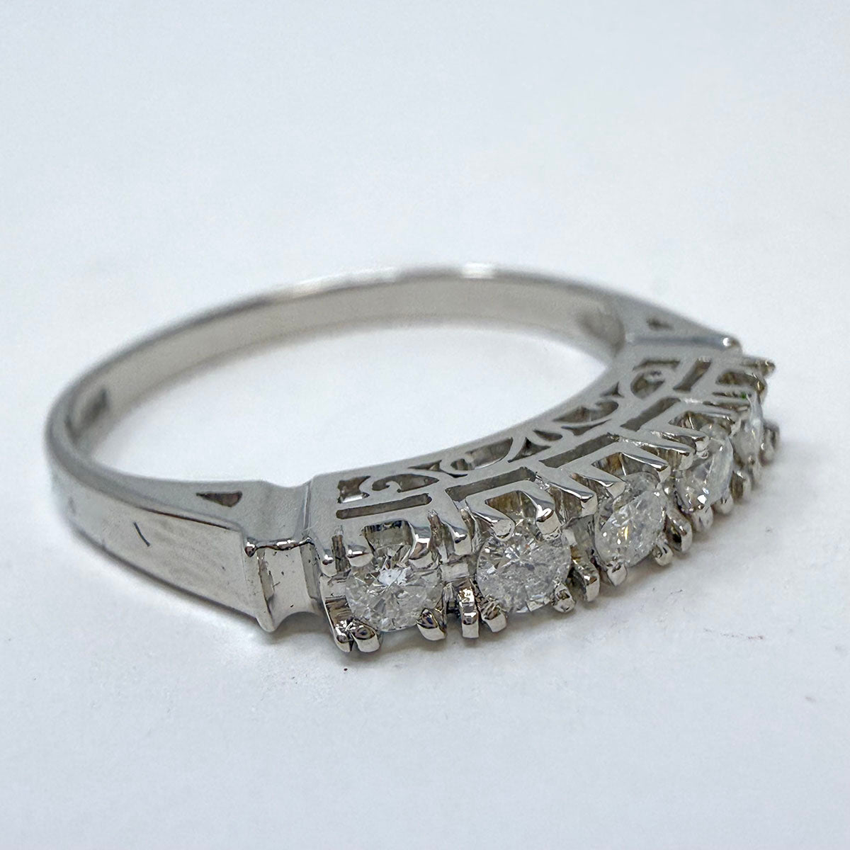 Platinum and Diamond Ring