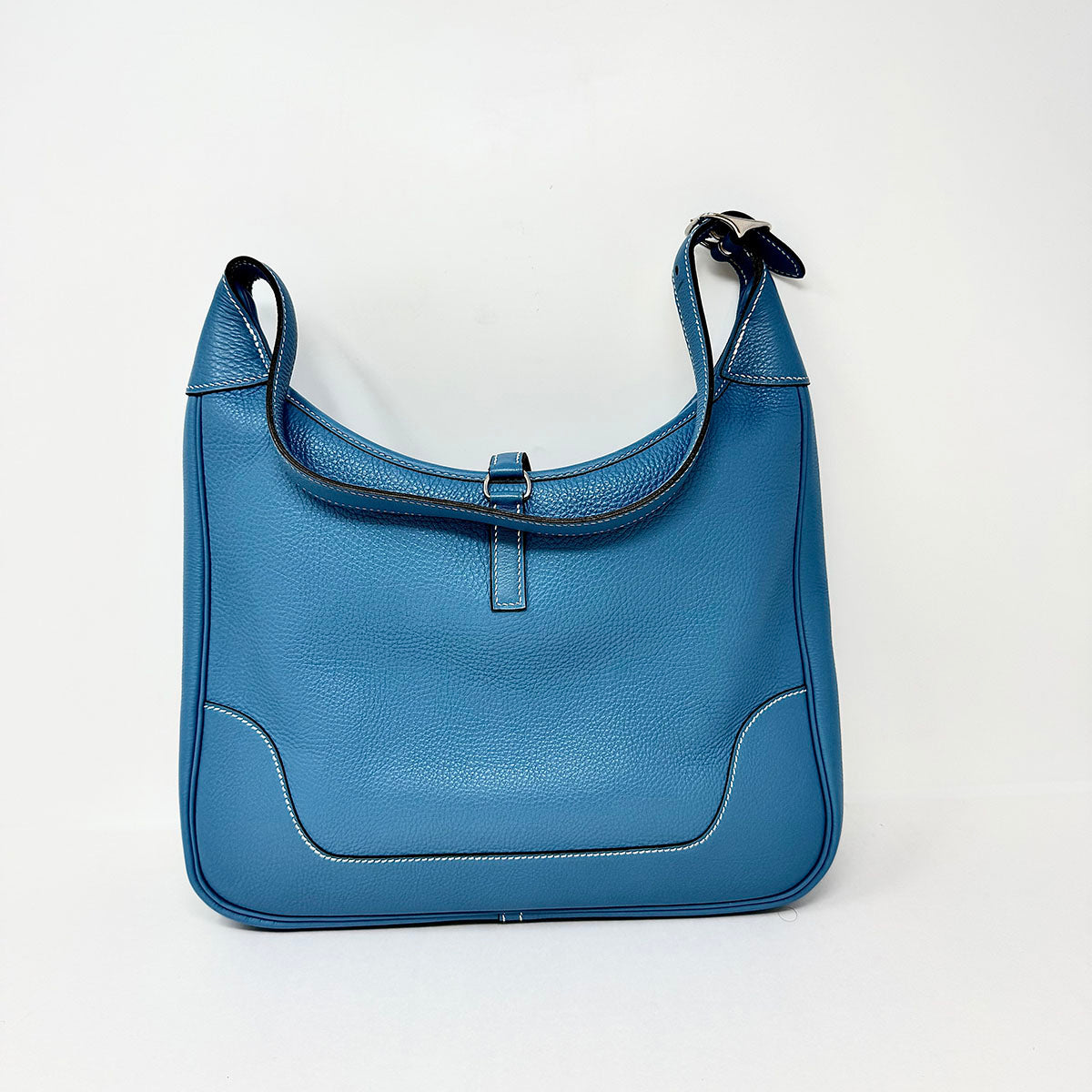 Hermes Trim 31 Blue Jean Shoulder Bag