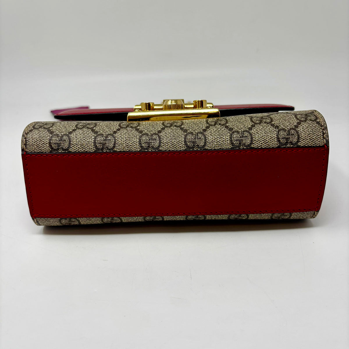 Gucci GG Signature Monogram Padlock Bag
