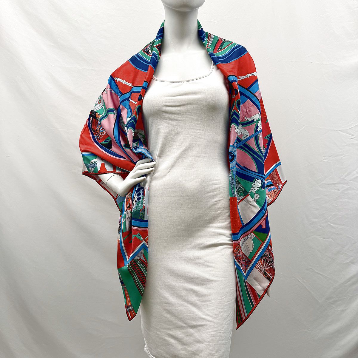 Hermes "Washington Carriage" Shawl