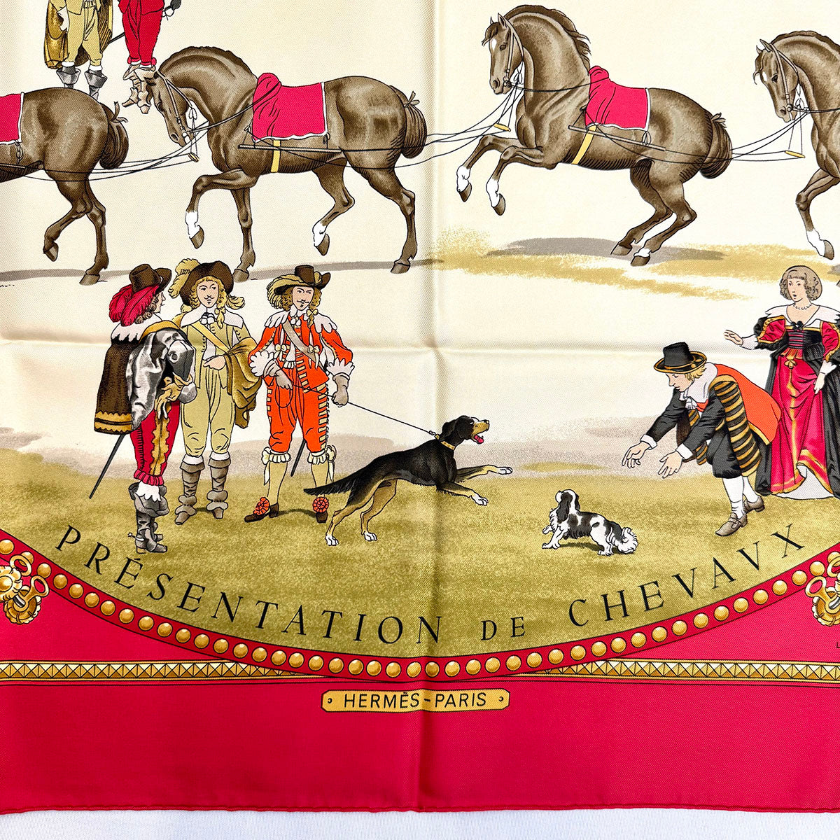 Hermes "Presentation de Chevaux" Scarf