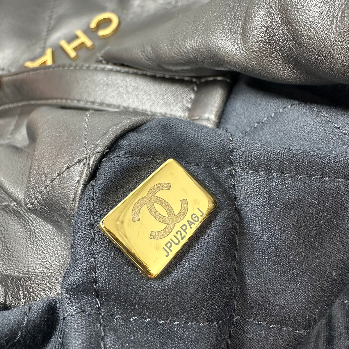 Chanel Shiny Calfskin Quilted 22 Backpack