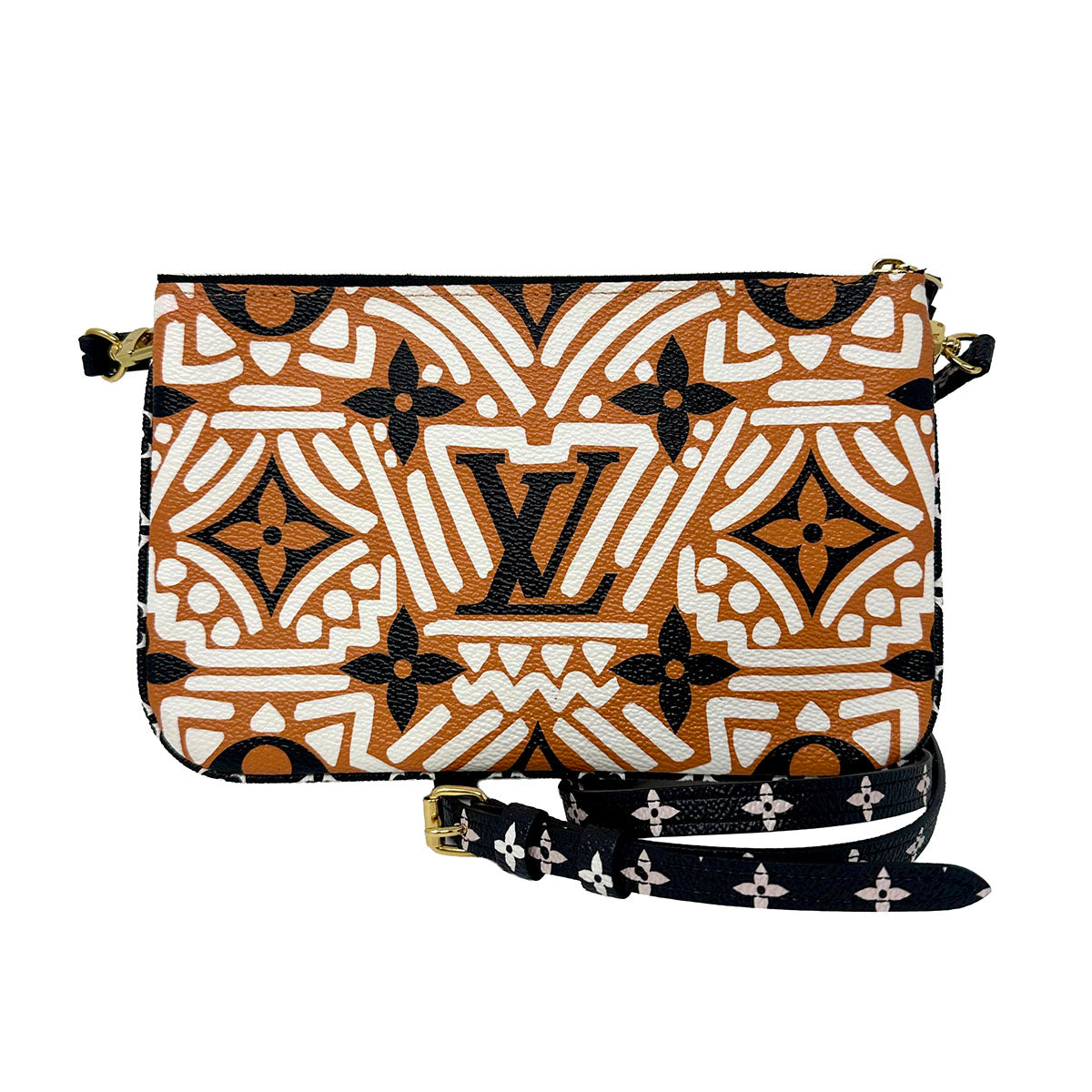 Louis Vuitton Monogram Giant Double Zip Crossbody