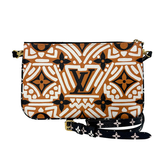 Louis Vuitton Monogram Giant Double Zip Crossbody