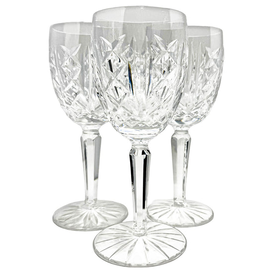 Set of 7 Glengarriff Claret Wine Glasses