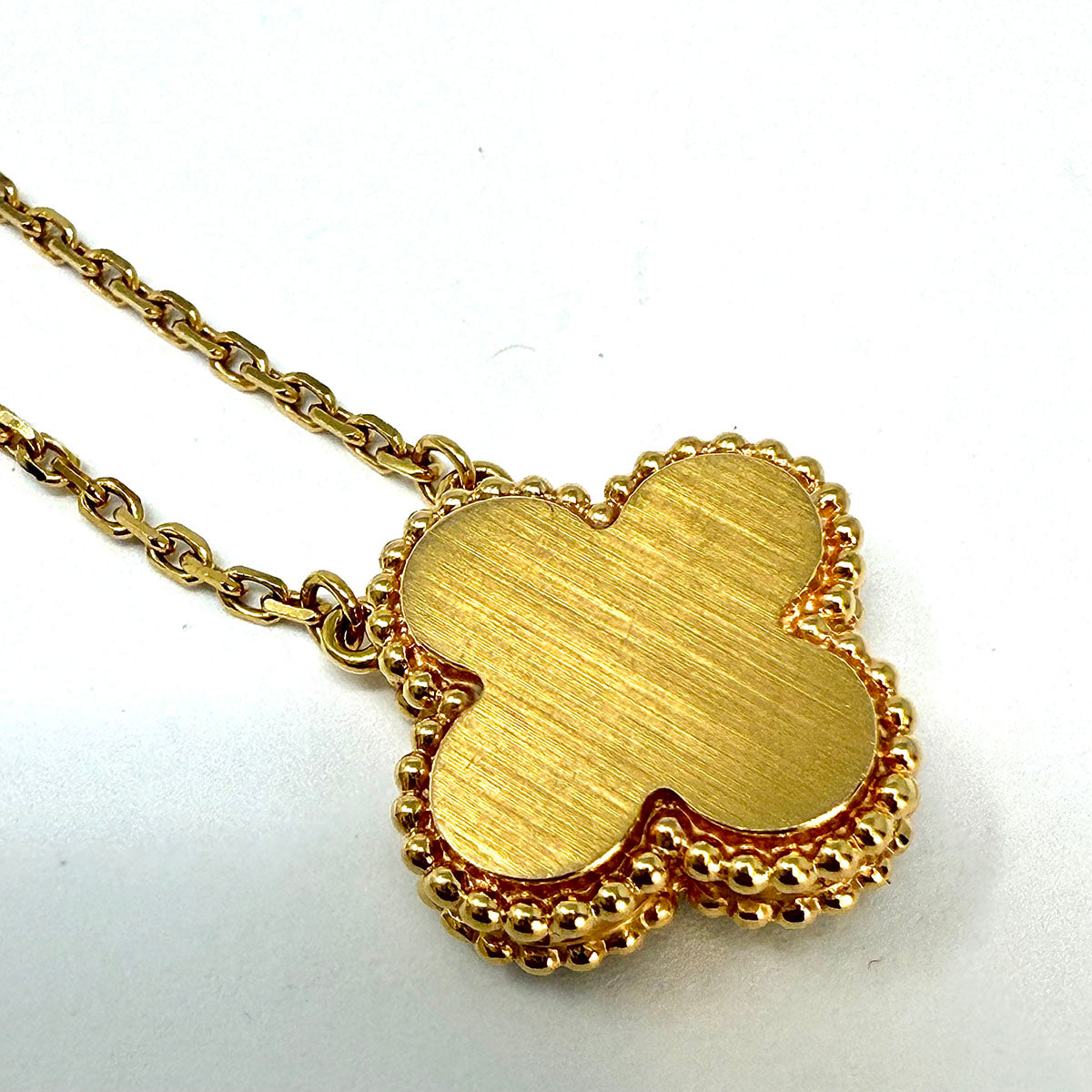 Van Cleef & Arpels Limited Edition Bull's Eye 18K Rose Gold Alhambra Necklace