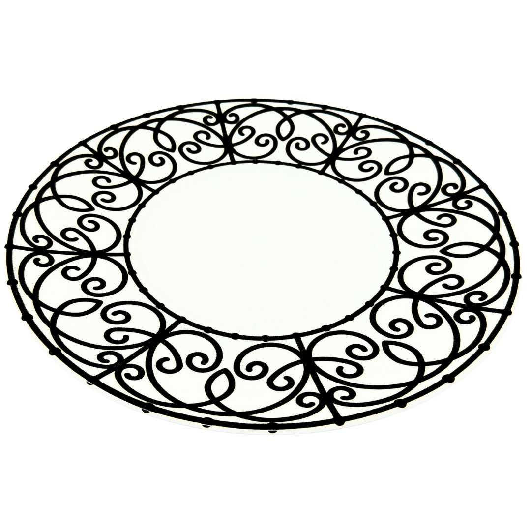 6 pc Paris Metallic Dinner Plate