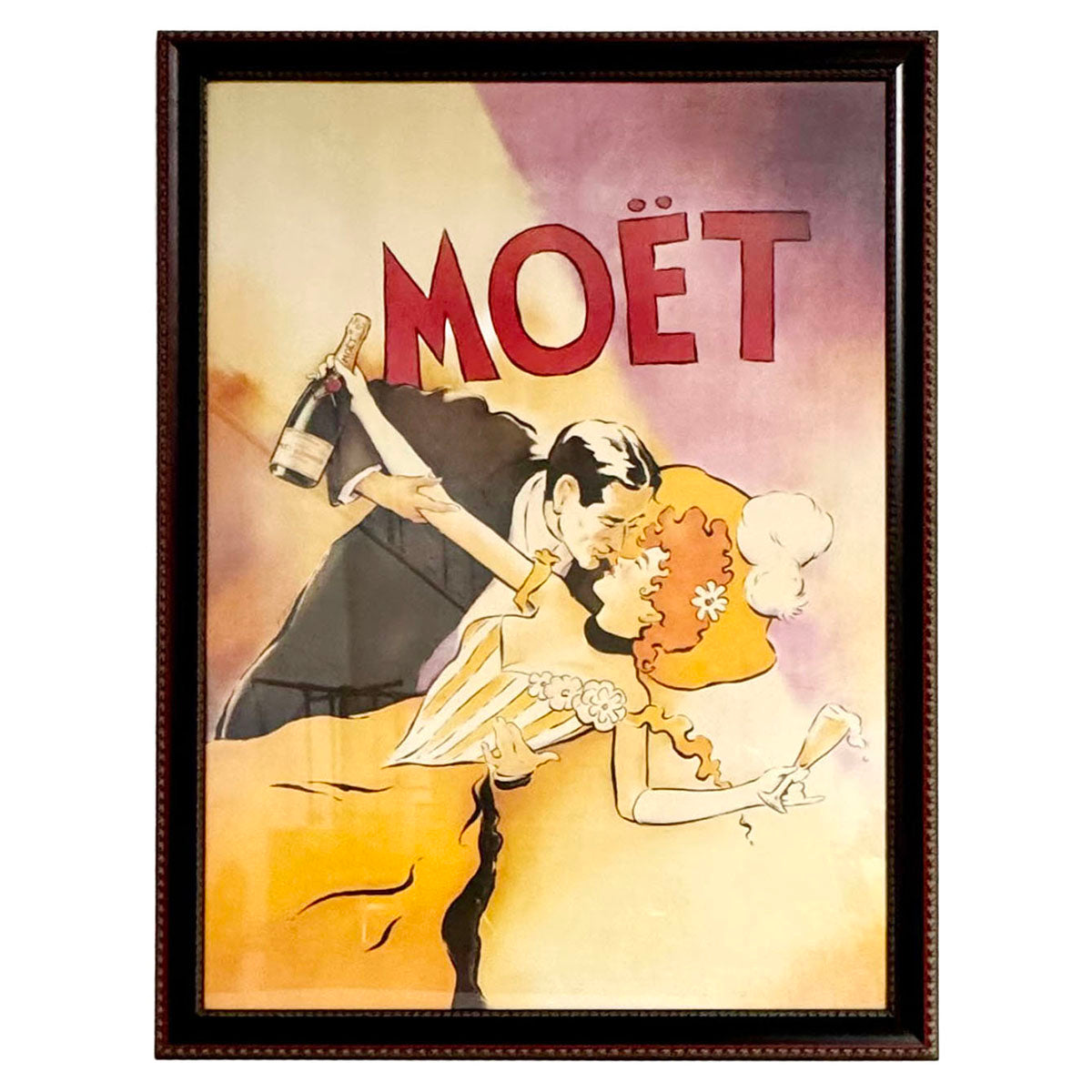 Moet & Chandon Advertising Poster from Marshall Fields Art Department