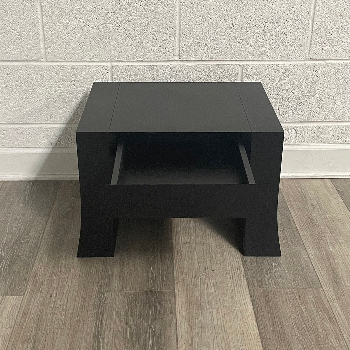 Armani Casa Black Wood Side Table