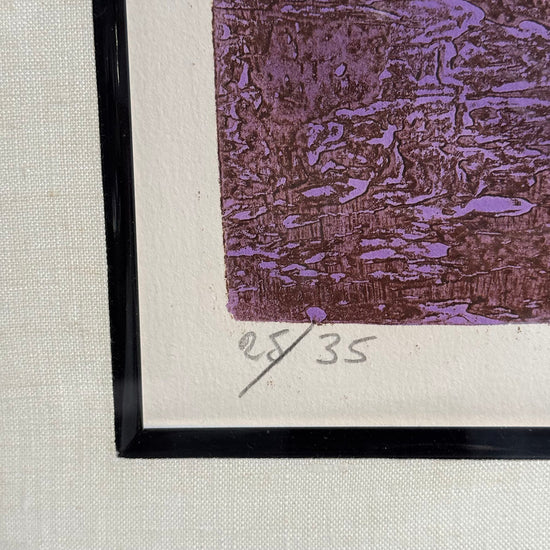 "Le Silence d'Amour" Lithograph Signed 25/35 TC