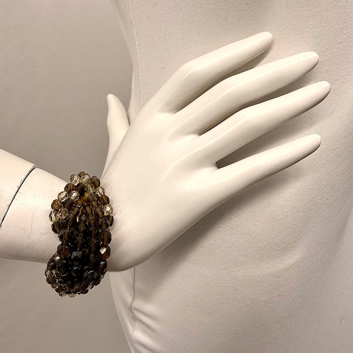 Coppola e Toppo Brown Glass Bead Bracelet