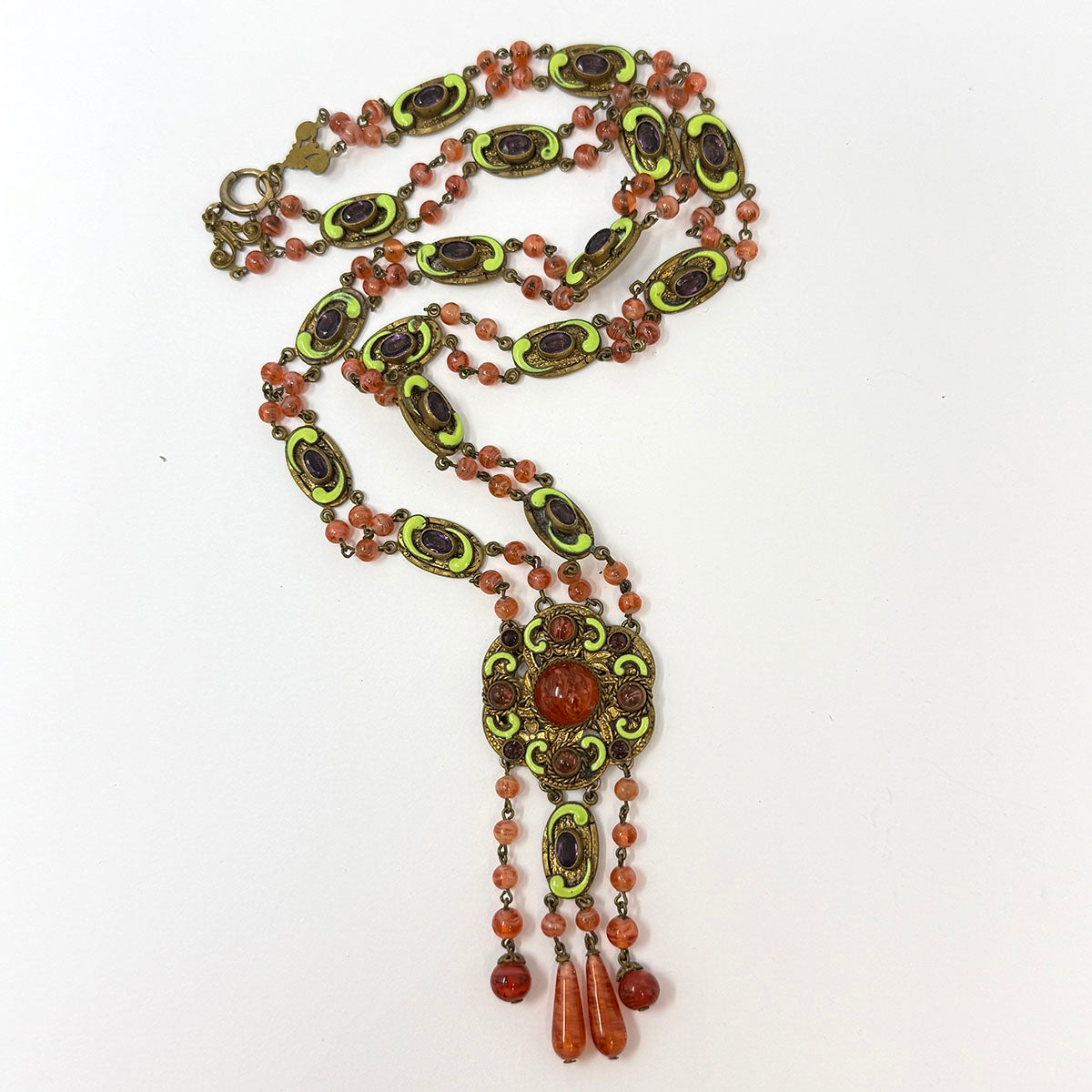 Vintage Czech Glass Necklace