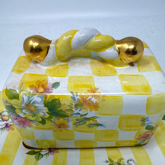 Lemon Curd Butterhouse Butter Dish with Cover