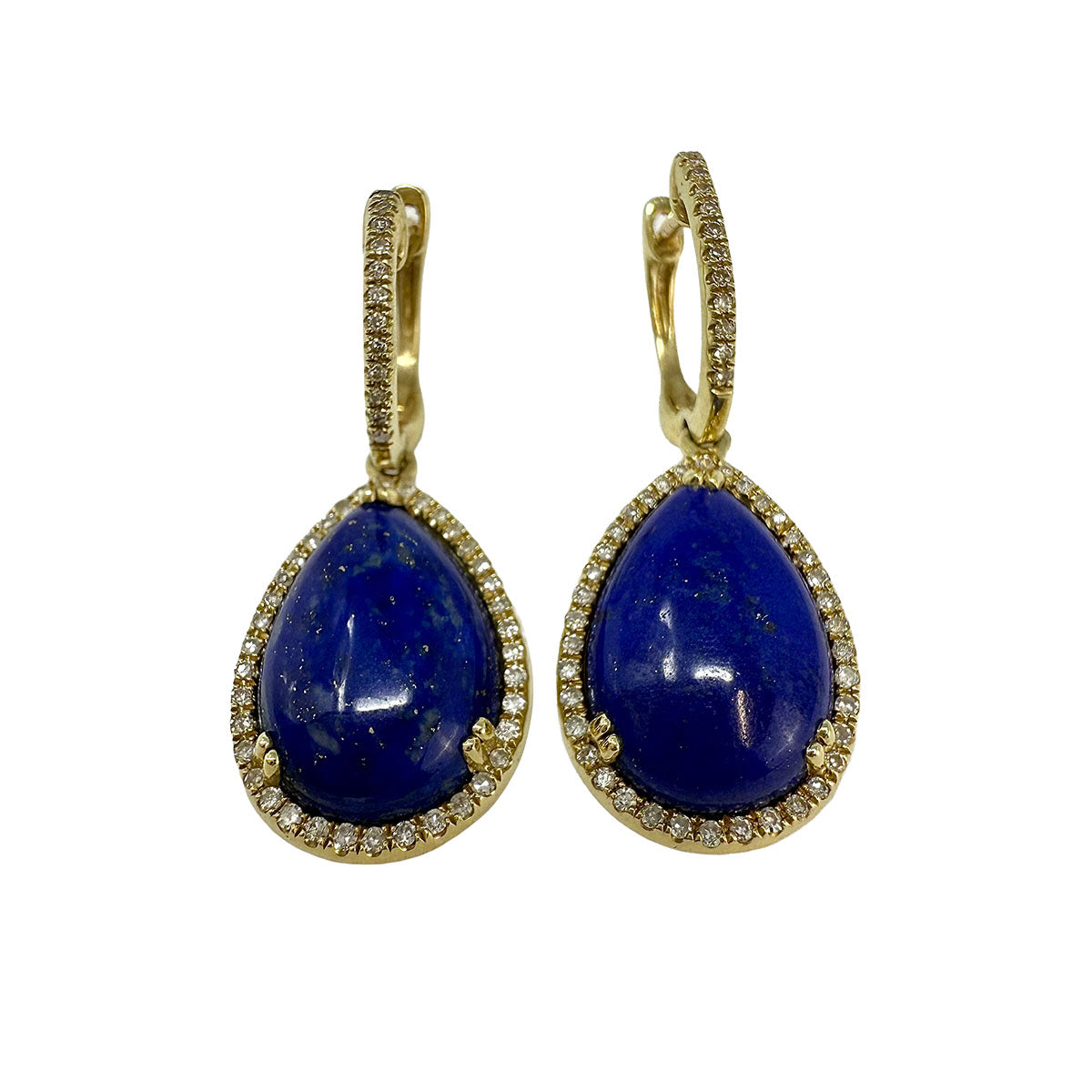 14K Lapis Earrings