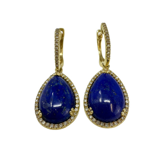 14K Lapis Earrings
