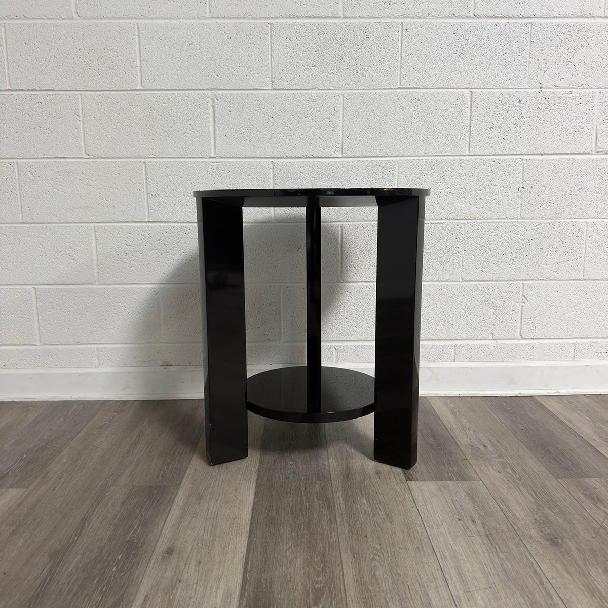 Glossy Black Side Table