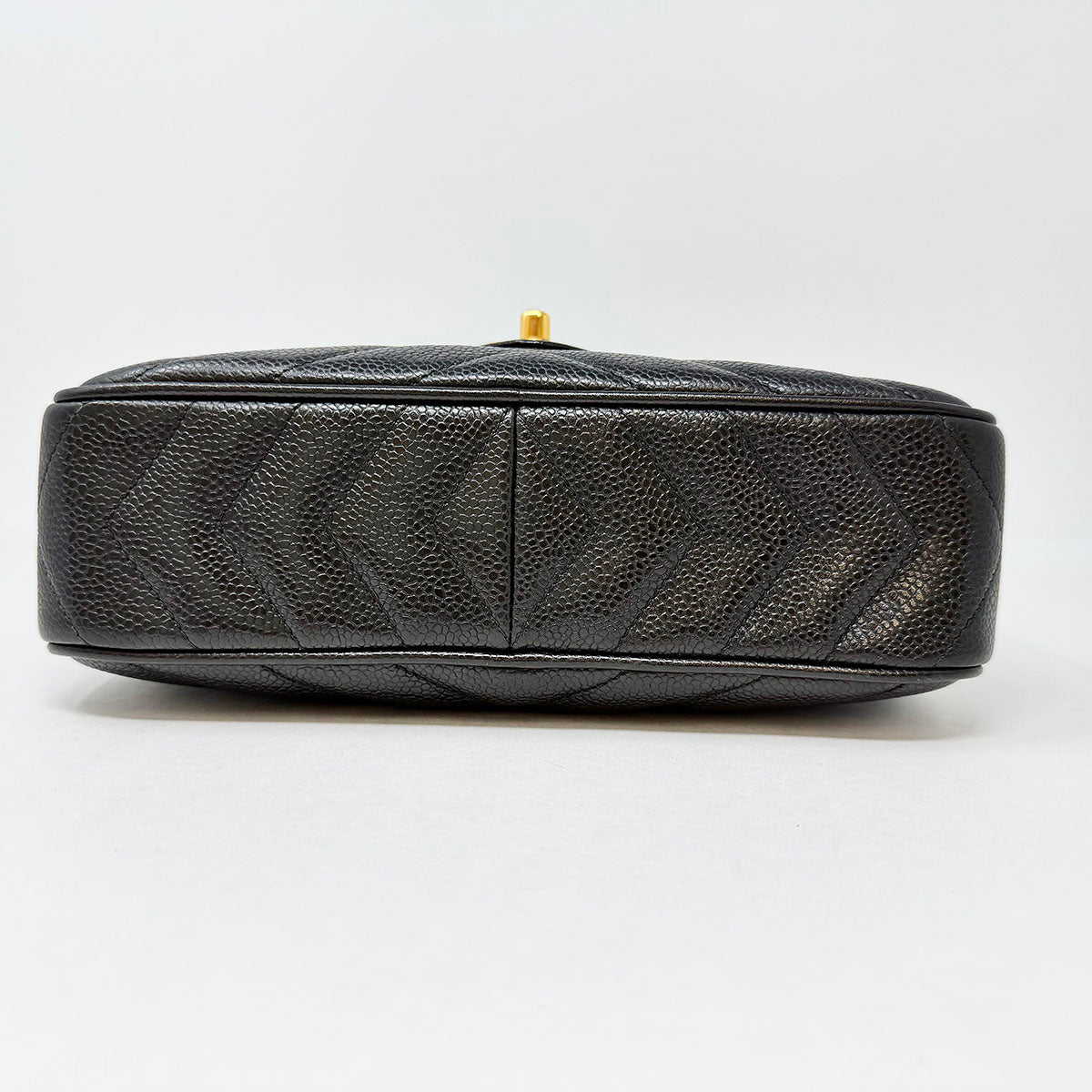 Chanel Vintage Chevron Caviar Camera Bag