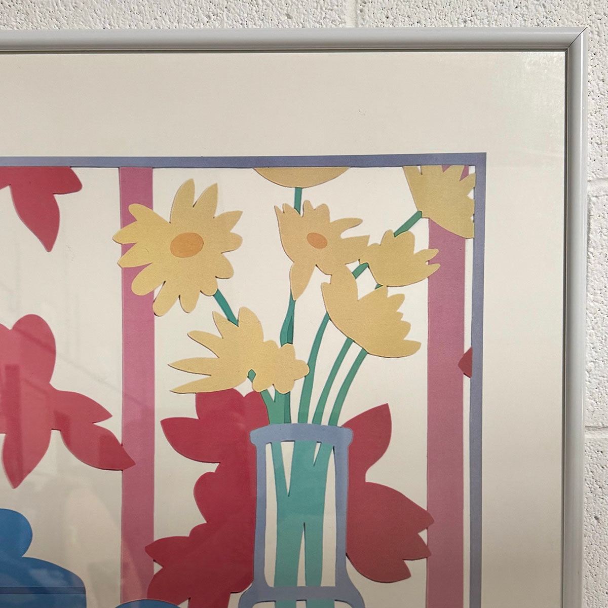 "Still Life with Fruit, Flowers and Monica" Poster Framed