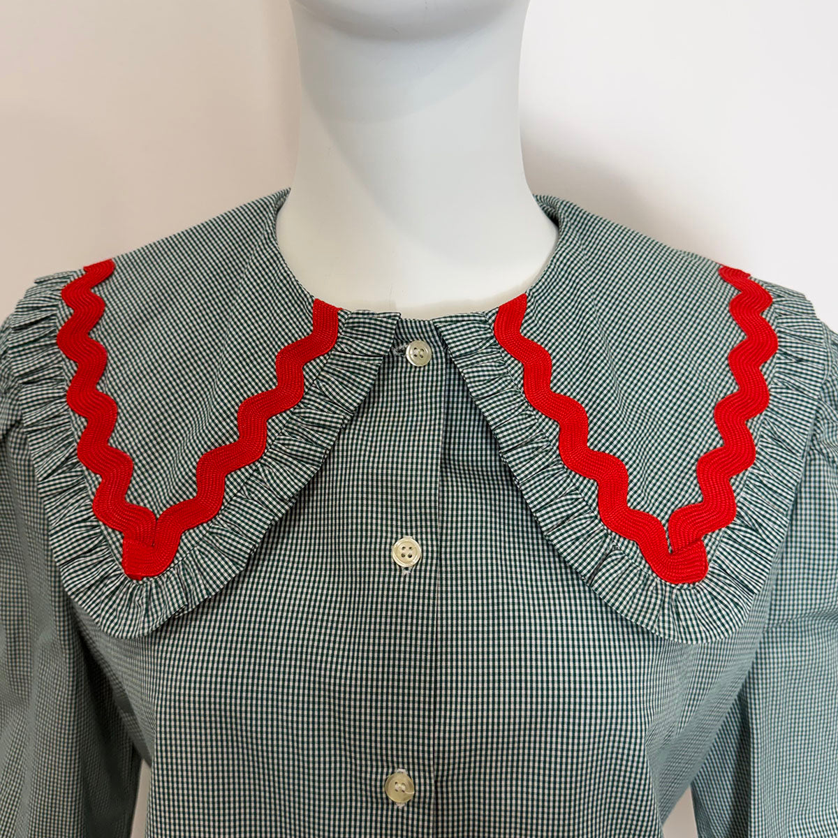 La Veste Checkered Blouse