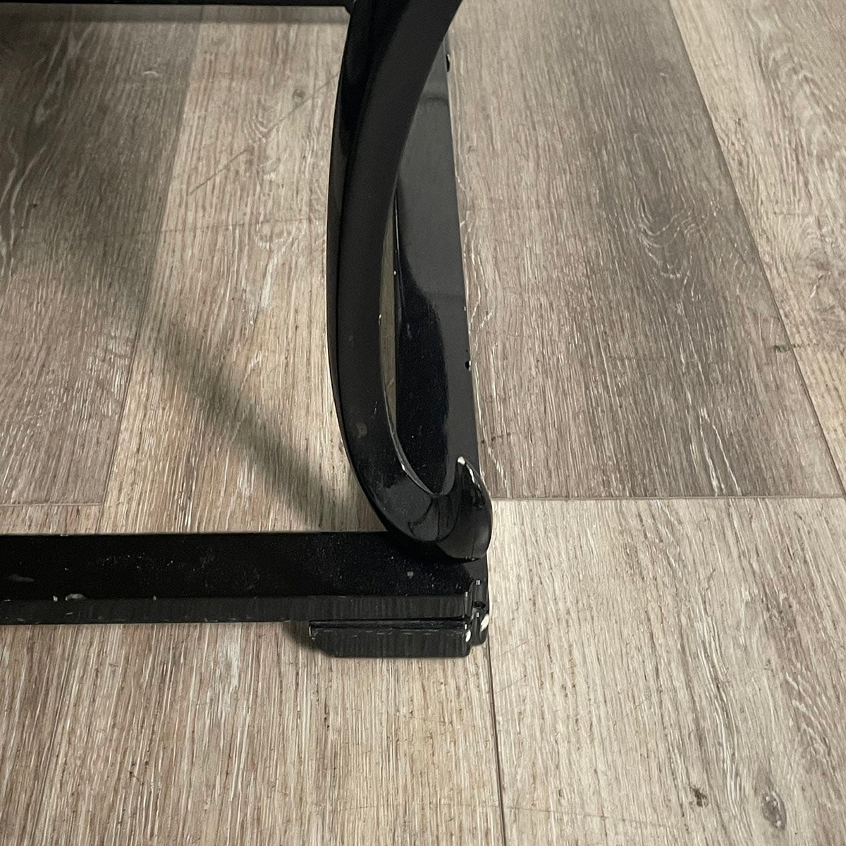 Black Lacquer End Table