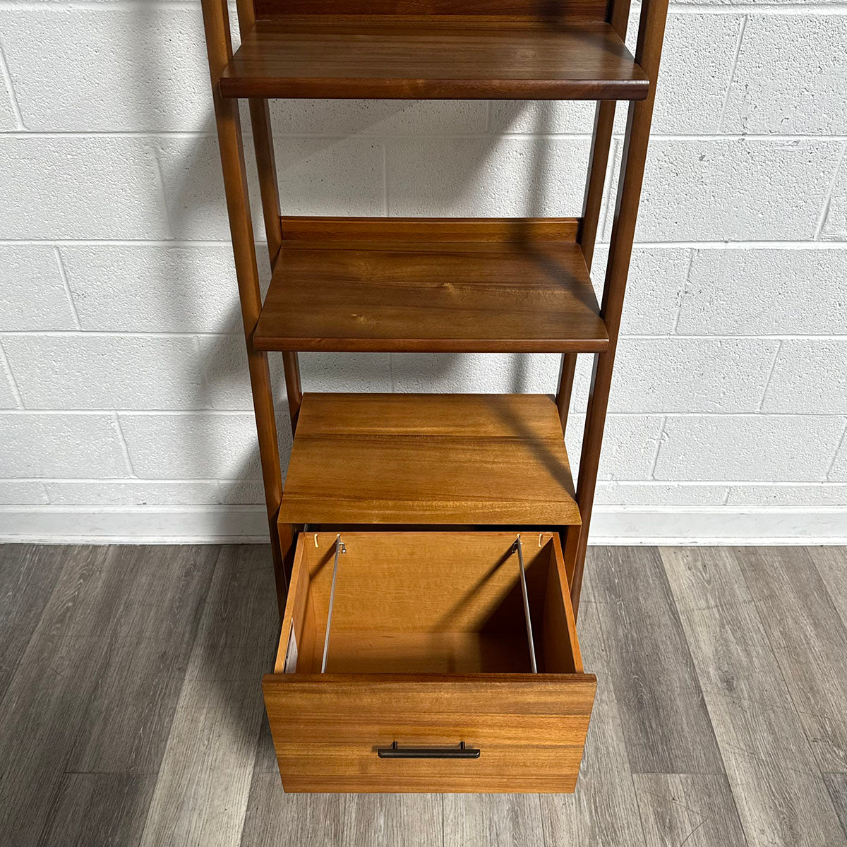 Mid-Century Bookshelf with Drawer