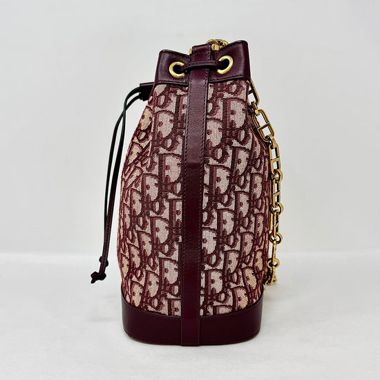 Christian Dior Oblique Jacquard Bucket Bag