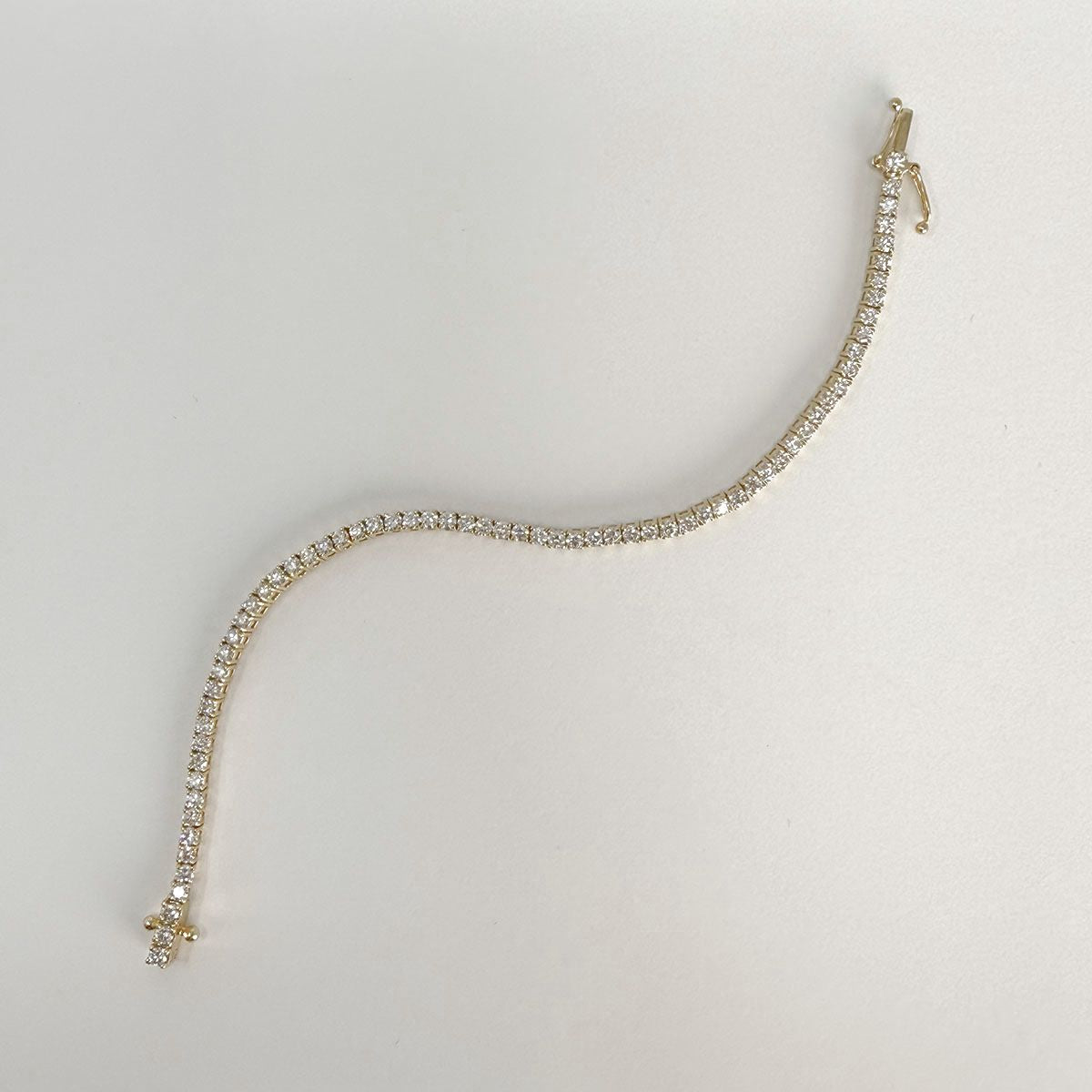 14K Gold Diamond Tennis Bracelet