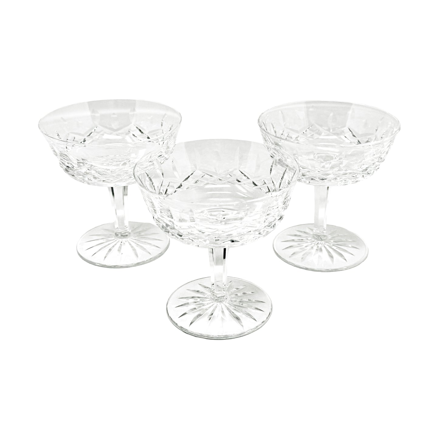 Champagne/Tall Sherbet Glassware Lismore set of 10