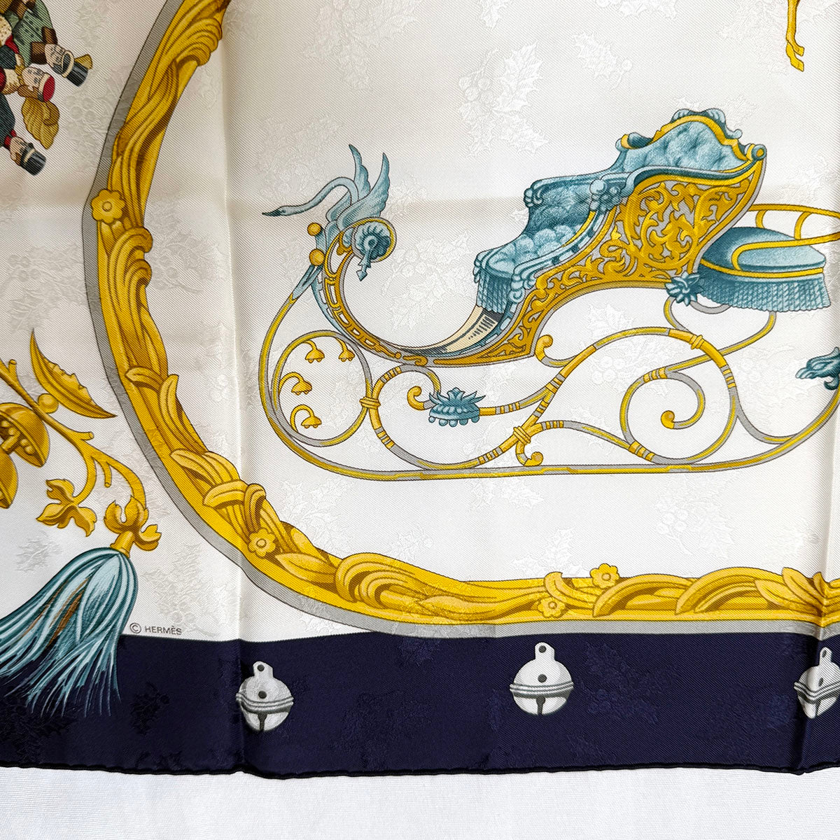 Hermes "Plumes et Grelots"  Scarf
