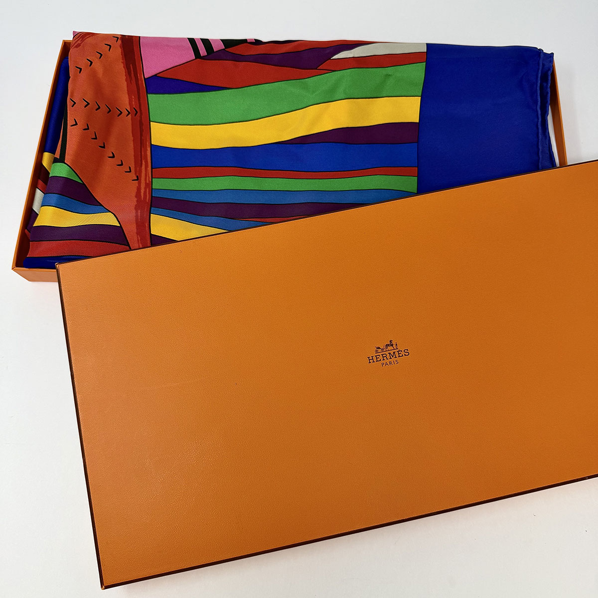 Hermes "Cuirs Du Desert II Shawl
