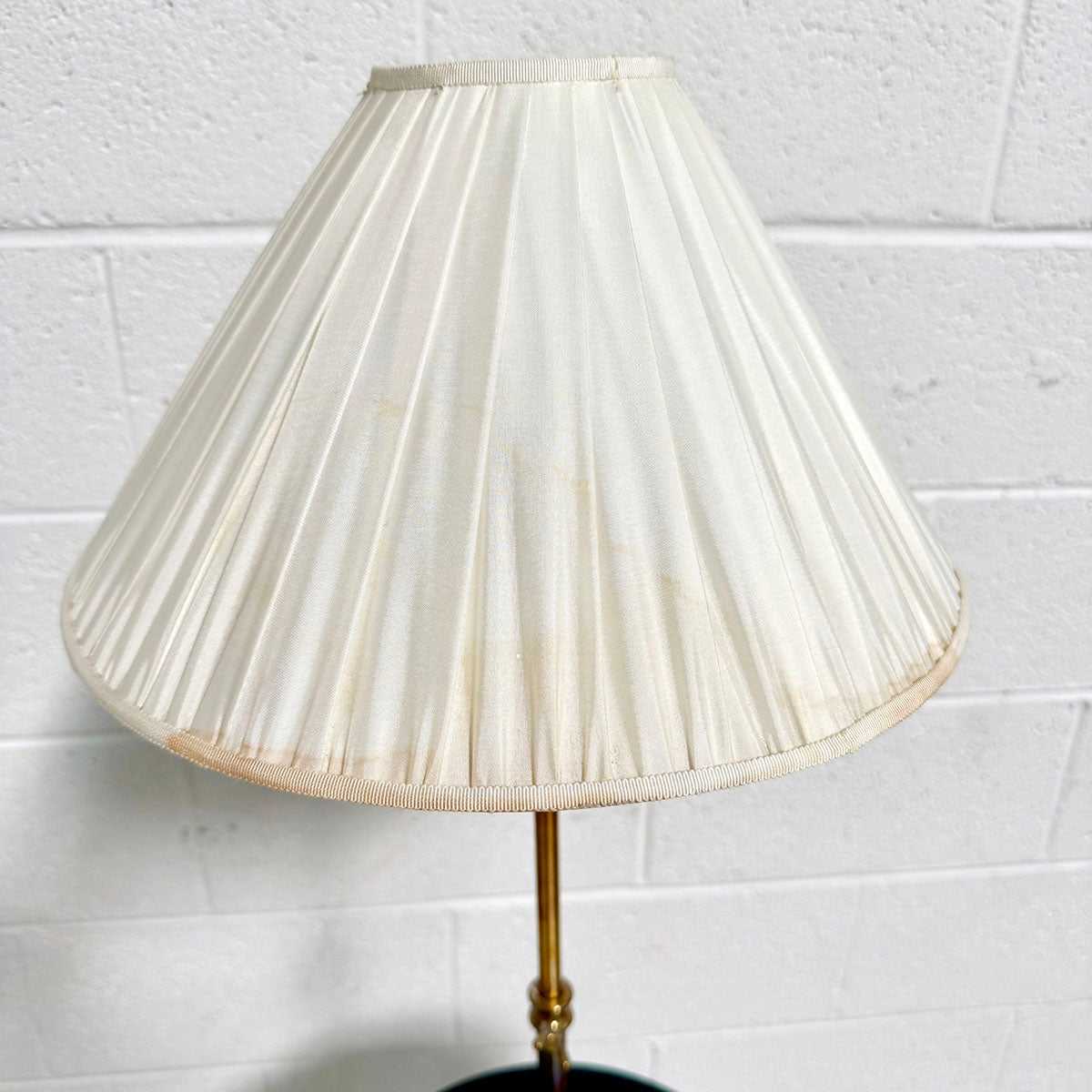 Brass Floor Lamp with Tray & Tripod Feet
